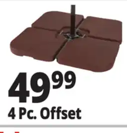 Ocean State Job Lot Offset Umbrella Base 4-Piece offer