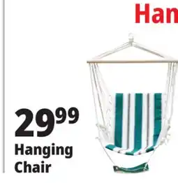 Ocean State Job Lot Outdoor Living Hanging Chair with Arm & Foot Rest offer