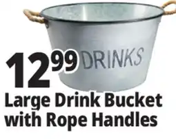 Ocean State Job Lot Large Drink Bucket with Rope Handles offer