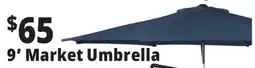 Ocean State Job Lot 9' Aluminum Market Umbrella with Tilt offer
