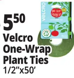 Ocean State Job Lot Velcro Brand One-Wrap Cut-to-Length Tape Garden Ties 50' offer