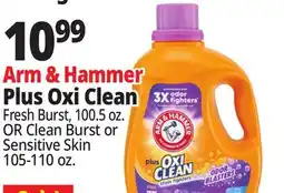 Ocean State Job Lot Arm & Hammer Plus Oxi Clean Stain Fighters Detergent 100.5 oz offer