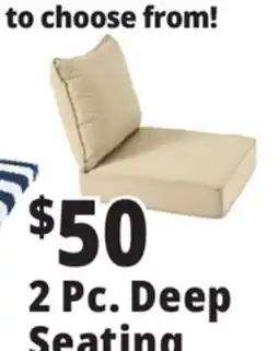 Ocean State Job Lot Deep Seat Cushion Blue offer