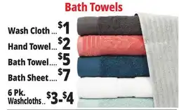 Ocean State Job Lot Bath Towels offer