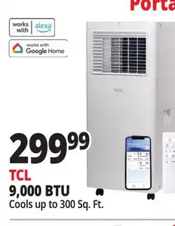 Ocean State Job Lot TCL 9 500 BTU Smart Portable Air Conditioner offer