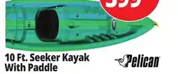 Ocean State Job Lot Pelican Seeker 100X Kayak w/ Paddle offer