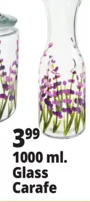 Ocean State Job Lot 1000 ml. Glass Carafe offer