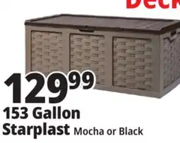 Ocean State Job Lot Extra Large Rattan Style Storage Box Black 153 Gal offer