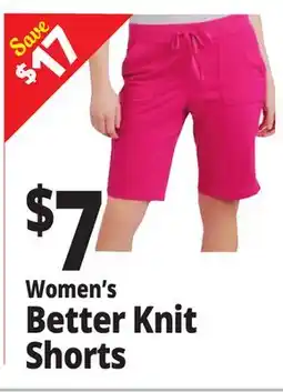 Ocean State Job Lot Women's Better Knit Shorts offer