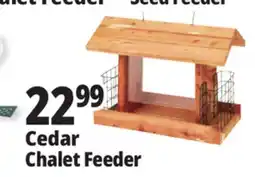 Ocean State Job Lot Cedar Chalet Feeder offer