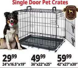 Ocean State Job Lot Single Door Pet Crates offer