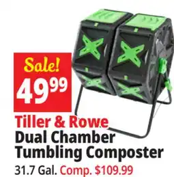 Ocean State Job Lot Tiller & Rowe Dual Chamber Tumbling Composter offer