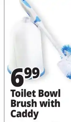 Ocean State Job Lot Gleam Toilet Bowl Under Rim Brush and Caddy offer
