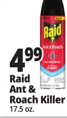 Ocean State Job Lot Raid Ant & Roach Killer offer