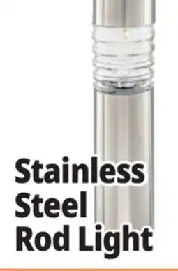 Ocean State Job Lot Solar Stainless Steel Path Light 15 offer