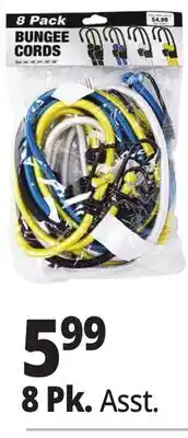 Ocean State Job Lot Assorted Bungee Cords 8 Piece offer