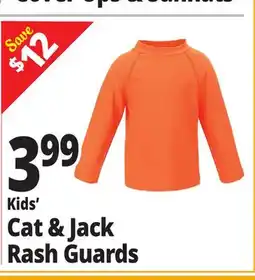 Ocean State Job Lot Kids' Cat & jack Rash Guards offer