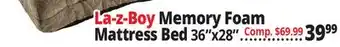 Ocean State Job Lot La-z-Boy Memory Foam Mattress Bed offer