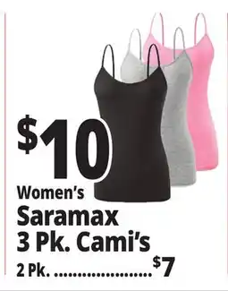 Ocean State Job Lot Women's Saramax 3 Pk. Cami's offer