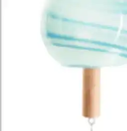 Ocean State Job Lot Glass Orb Windchime with Wood Striker offer