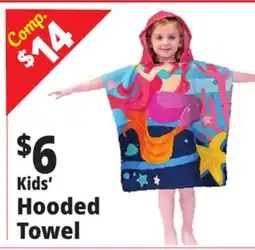 Ocean State Job Lot Kids' Hooded Towel offer