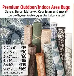 Ocean State Job Lot Premium Outdoor/Indoor Area Rugs offer