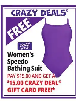 Ocean State Job Lot Women's Speedo Bathing Suit offer