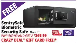 Ocean State Job Lot SentrySafe .90 cu.ft. Biometric Security Safe Black offer