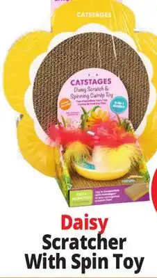 Ocean State Job Lot Daisy Scratcher With Spin Toy offer