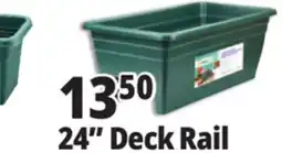 Ocean State Job Lot Green Deck Rail Planter 24 offer