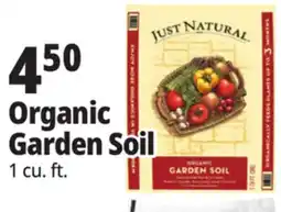 Ocean State Job Lot Just Natural Organic Garden Soil 1 cu ft offer