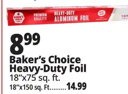 Ocean State Job Lot Baker's Choice Premium Quality Heavy-Duty Aluminum Foil 75' offer