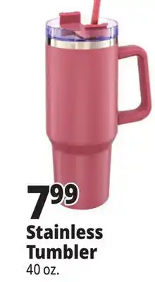 Ocean State Job Lot Double Walled Stainless Steel Tumbler 40 oz offer