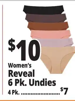 Ocean State Job Lot Women's Reveal 6 Pk. Undies offer