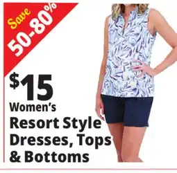 Ocean State Job Lot women's Resort Style Dresses, Top & Bottoms offer