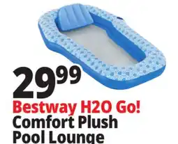Ocean State Job Lot Bestway H2O Go! Comfort Plush Pool Lounge offer