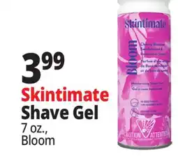Ocean State Job Lot Skintimate Shave Gel offer