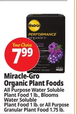 Ocean State Job Lot Miracle-Gro Organic Plant Foods offer