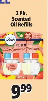 Ocean State Job Lot Febreze 2 Pk. Scented Oil Refills offer