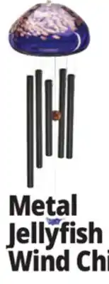 Ocean State Job Lot Metal Jellyfish Wind Chime offer