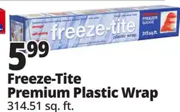 Ocean State Job Lot Freeze-Tite Premium Plastic Wrap offer