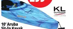 Ocean State Job Lot KL Outdoor Aruba 10' Sit-In Kayak Ocean Berry offer