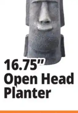 Ocean State Job Lot Maoi Open Head Planter 16.75 offer