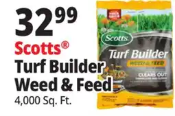 Ocean State Job Lot Scotts Turf Builder Weed & Feed 4 000 sq ft offer