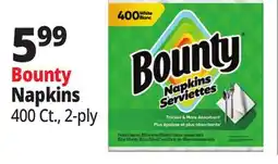 Ocean State Job Lot Bounty Napkins offer
