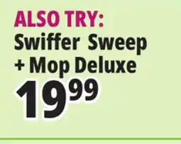 Ocean State Job Lot Swiffer Sweep + Mop Deluxe offer
