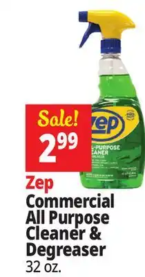 Ocean State Job Lot ZEP All-Purpose Cleaner and Degreaser 32 fl oz offer
