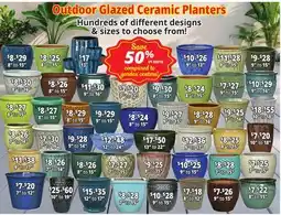 Ocean State Job Lot Outdoor Glazed Ceramic Planters offer