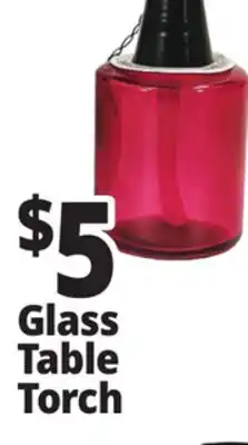 Ocean State Job Lot Glass Table Torch offer