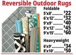 Ocean State Job Lot Reversible Outdoor Rugs offer